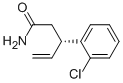 (S)-3-(2-클로로페닐)펜트-4-에나미드 구조식 이미지