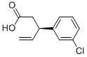 (R)-3-(3-클로로페닐)펜트-4-엔산 구조식 이미지