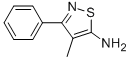 4-Methyl-3-phenylisothiazol-5-amine Structure