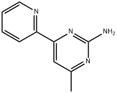 4-METHYL-6-PYRIDIN-2-YLPYRIMIDIN-2-AMINE Structure