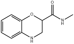 N-METHYL-3,4-DIHYDRO-2H-1,4-BENZOXAZINE-2-CARBOXAMIDE 구조식 이미지