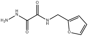 N-(2-푸릴메틸)-2-히드라지닐-2-옥소-아세트아미드 구조식 이미지