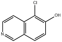 6-Isoquinolinol,  5-chloro- Structure