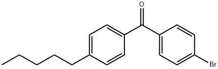 4-BROMO-4'-N-PENTYLBENZOPHENONE Structure