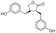 (+/-)-Enterolactone -13C3 Structure