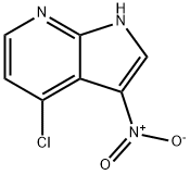 1H-Pyrrolo[2,3-b]pyridine, 4-chloro-3-nitro- 구조식 이미지