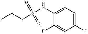 N-(2,4-디플루오로페닐)프로판-1-술폰아미드 구조식 이미지