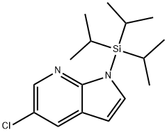 5-CHLORO-1-TRIISOPROPYLSILANYL-1H-PYRROLO[2,3-B]PYRIDINE Structure