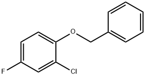 1-벤질록시-2-클로로-4-플루오로벤젠 구조식 이미지