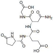 pyroglutamyl-glutamyl-asparaginyl-glycine Structure