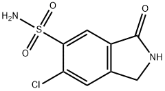 6-CHLORO-3-OXO-2,3-DIHYDRO-1H-ISOINDOLE-5-SULFONIC ACID AMIDE 구조식 이미지