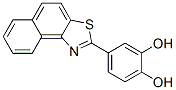 2-(3,4-dihydroxyphenyl)naphtho(1,2-d)thiazole 구조식 이미지
