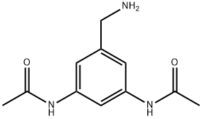 Acetamide,  N,N-[5-(aminomethyl)-1,3-phenylene]bis- Structure