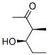 2-헥사논,4-하이드록시-3-메틸-,(R*,S*)-(9CI) 구조식 이미지
