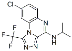 4-Isopropylamino-1-trifluoromethyl-8-chloro[1,2,4]triazolo[4,3-a]quinoxaline Structure