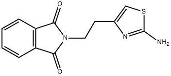 2-[2-(2-amino-4-thiazolyl)ethyl]-1H-Isoindole-1,3(2H)-dione 구조식 이미지