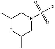 2,6-DIMETHYLMORPHOLINE-4-SULFONYL CHLORIDE Structure