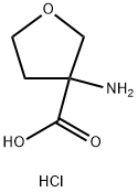 3-Aminotetrahydrofuran-3-carboxylic acid hydrochloride 구조식 이미지