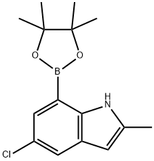 919119-60-1 5-CHLORO-2-METHYL-7-(4,4,5,5-TETRAMETHYL-1,3,2-DIOXABOROLAN-2-YL)-1H-INDOLE