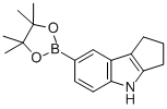 7-(4,4,5,5 TETRAMETHYL 1,3,2 DIOXABOROLAN-2-YL)-1,2,3,4-TETRAHYDROCYCLO-PENT[B]INDOLE Structure