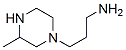 1-Piperazinepropanamine,3-methyl-(9CI) Structure