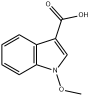 1-methoxyindole-3-carboxylic acid 구조식 이미지