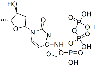 N(4)-메톡시데옥시시티딘삼인산염 구조식 이미지
