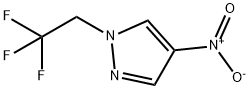 4-NITRO-1-(2,2,2-TRIFLUOROETHYL)-1H-PYRAZOLE 구조식 이미지