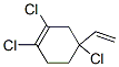 Cyclohexene, 1,2,4-trichloro-4-ethenyl- Structure