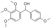 BENZENEMETHANOL, 2,3,4-TRIMETHOXY-A-(4-METHOXYPHENYL)- Structure