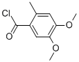 벤조일클로라이드,4,5-디메톡시-2-메틸-(9Cl) 구조식 이미지