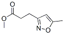 3-이속사졸프로판산,5-메틸-,메틸에스테르(9CI) 구조식 이미지