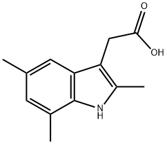 (2,5,7-TRIMETHYL-1H-INDOL-3-YL)-ACETIC ACID Structure