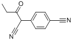 4-(1-CYANO-2-OXO-BUTYL)-BENZONITRILE Structure