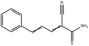 (2E,4E)-2-CYANO-5-PHENYLPENTA-2,4-DIENETHIOAMIDE 구조식 이미지