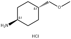 trans-4-(Methoxymethyl)cyclohexanamine hydrochloride 구조식 이미지