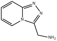 1-[1,2,4]TRIAZOLO[4,3-A]피리딘-3-일메탄아민 구조식 이미지