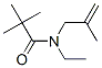 Propanamide,  N-ethyl-2,2-dimethyl-N-(2-methyl-2-propen-1-yl)- Structure