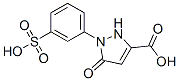 3-CARBOXY-1-(3-SULPHOPHENYL)-5-PYRAZOLONE Structure