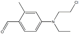 4-((2-Chloroethyl)ethylamino)-2-methylbenzaldehyde Structure