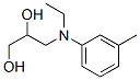 3-(N-ethyl-m-toluidino)propane-1,2-diol 구조식 이미지
