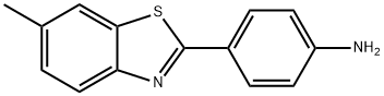 4-(6-Methyl-2-benzothiazolyl)benzeneamine  Structure