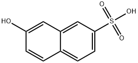 7-hydroxynaphthalene-2-sulphonic acid Structure
