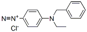 4-[benzyl(ethyl)amino]benzenediazonium chloride  Structure