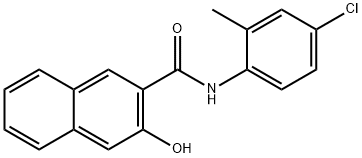 4'-Chloro-3-hydroxy-2'-methyl-2-naphthanilide 구조식 이미지