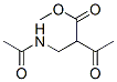 Butanoic  acid,  2-[(acetylamino)methyl]-3-oxo-,  methyl  ester Structure