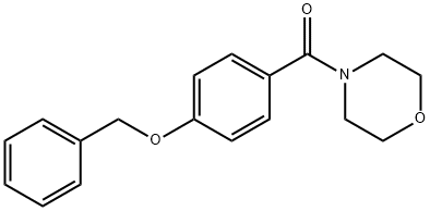 4-[4-(BENZYLOXY)BENZOYL]MORPHOLINE 구조식 이미지