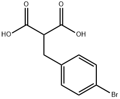 2-(4-브로모-벤질)-말론산 구조식 이미지