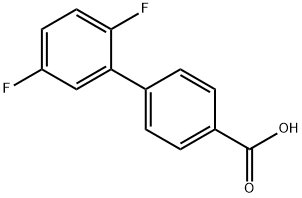 4-(2,5-디플루오로페닐)벤조산 구조식 이미지