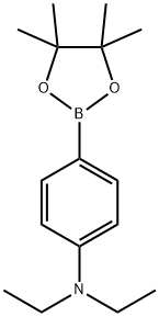 N,N-Diethyl-4-(4,4,5,5-tetramethyl-1,3,2-dioxaborolan-2-yl)aniline 구조식 이미지